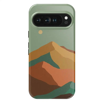 Endless Peaks | Colorblock Mountain Google Pixel Case