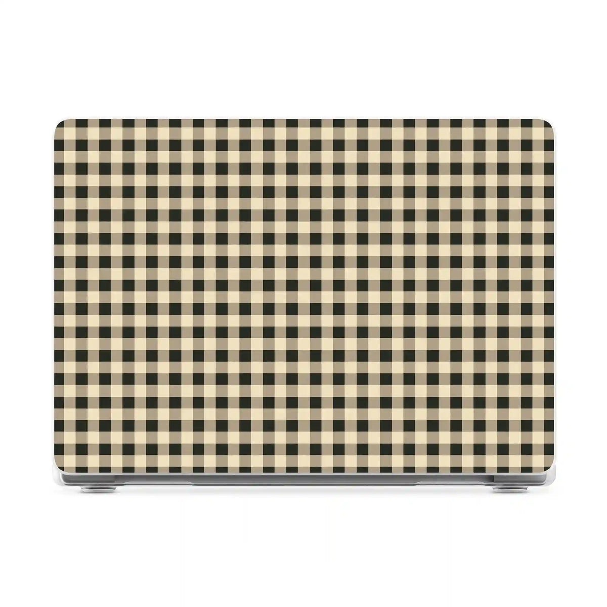 Cedar Lane | Black & Cream Gingham Laptop Shell