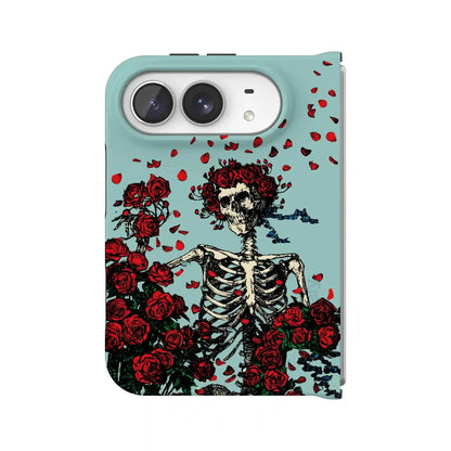 Forever Grateful | Grateful Dead Skeleton Floral Case