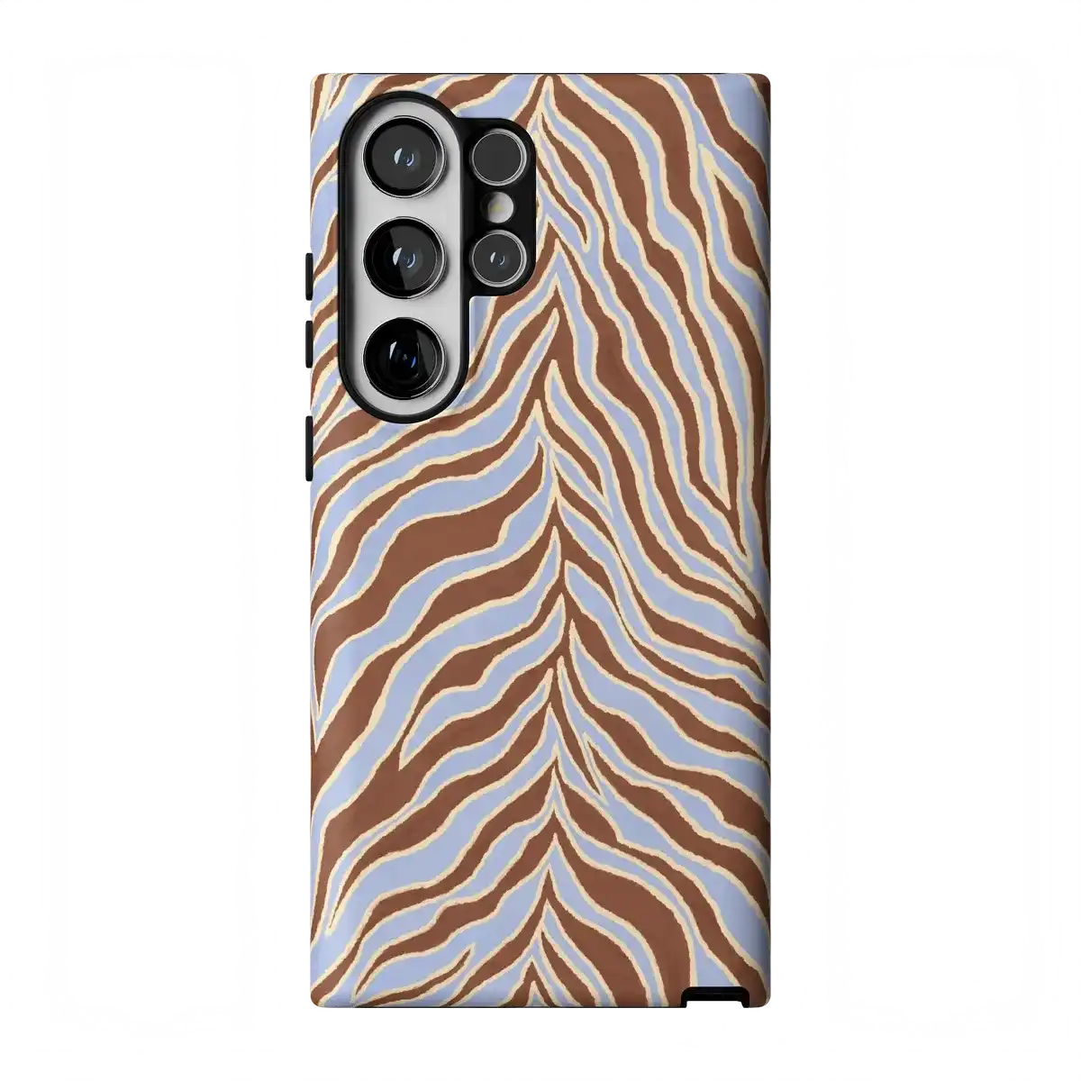 Untamed | Brown & Blue Zebra Case