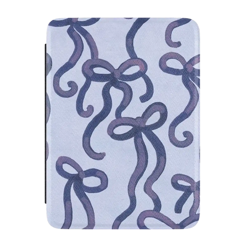 Love Me Knot | Blue Bow Kindle Case