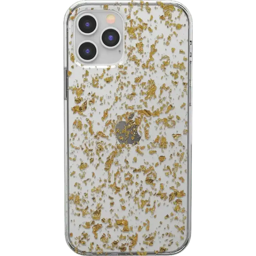 Morning Sparkle | Rose and Gold Flaked Clear Case