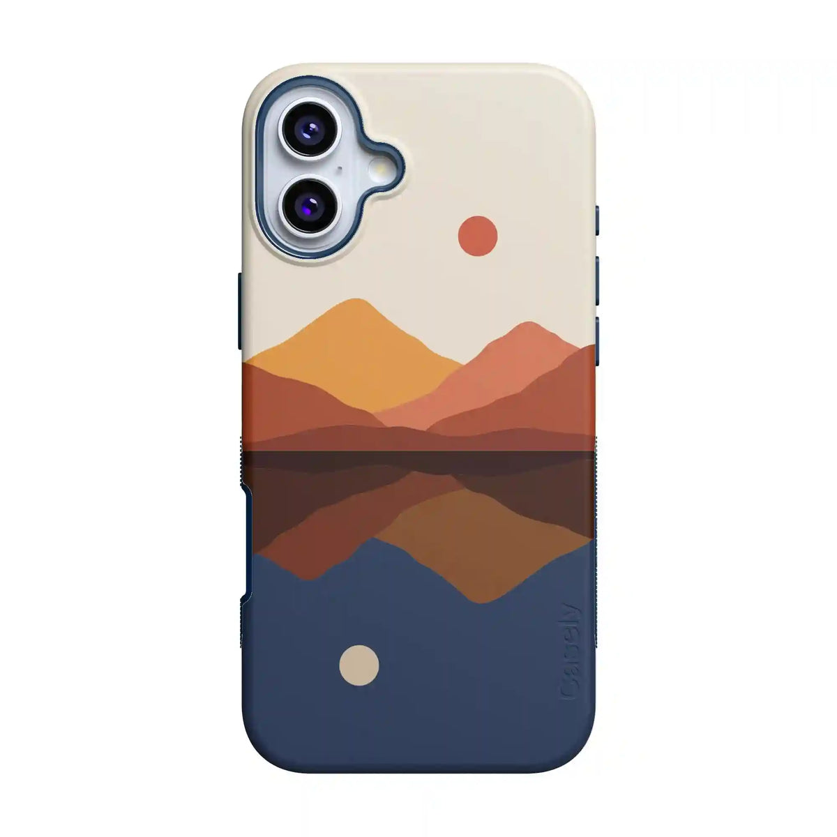 Opposites Attract | Day & Night Colorblock Mountains Case