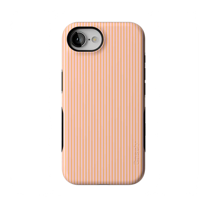 Stripes and the City | Orange & Pink Pinstripe Case