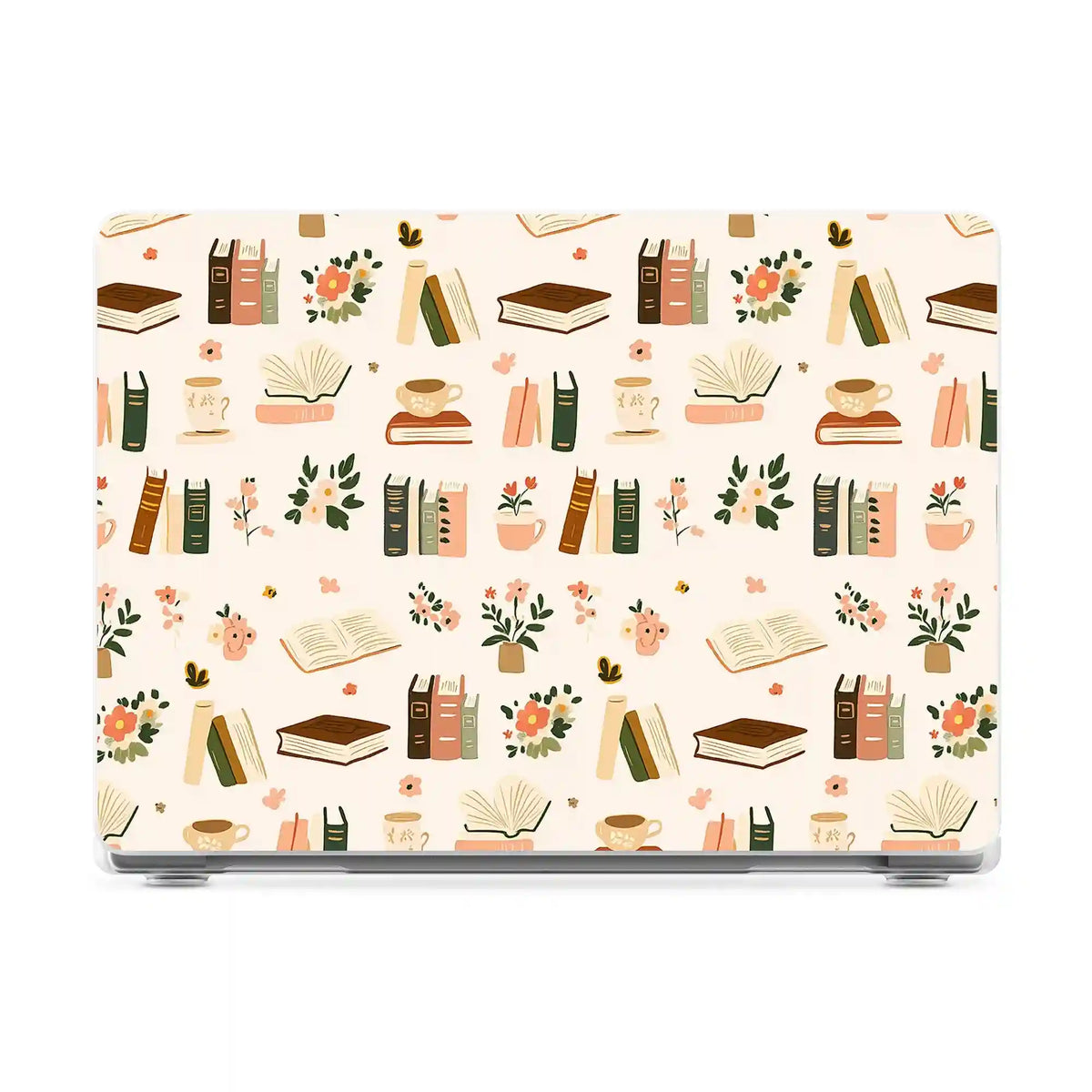 Cozy Fiction | Books & Blooms Laptop Shell