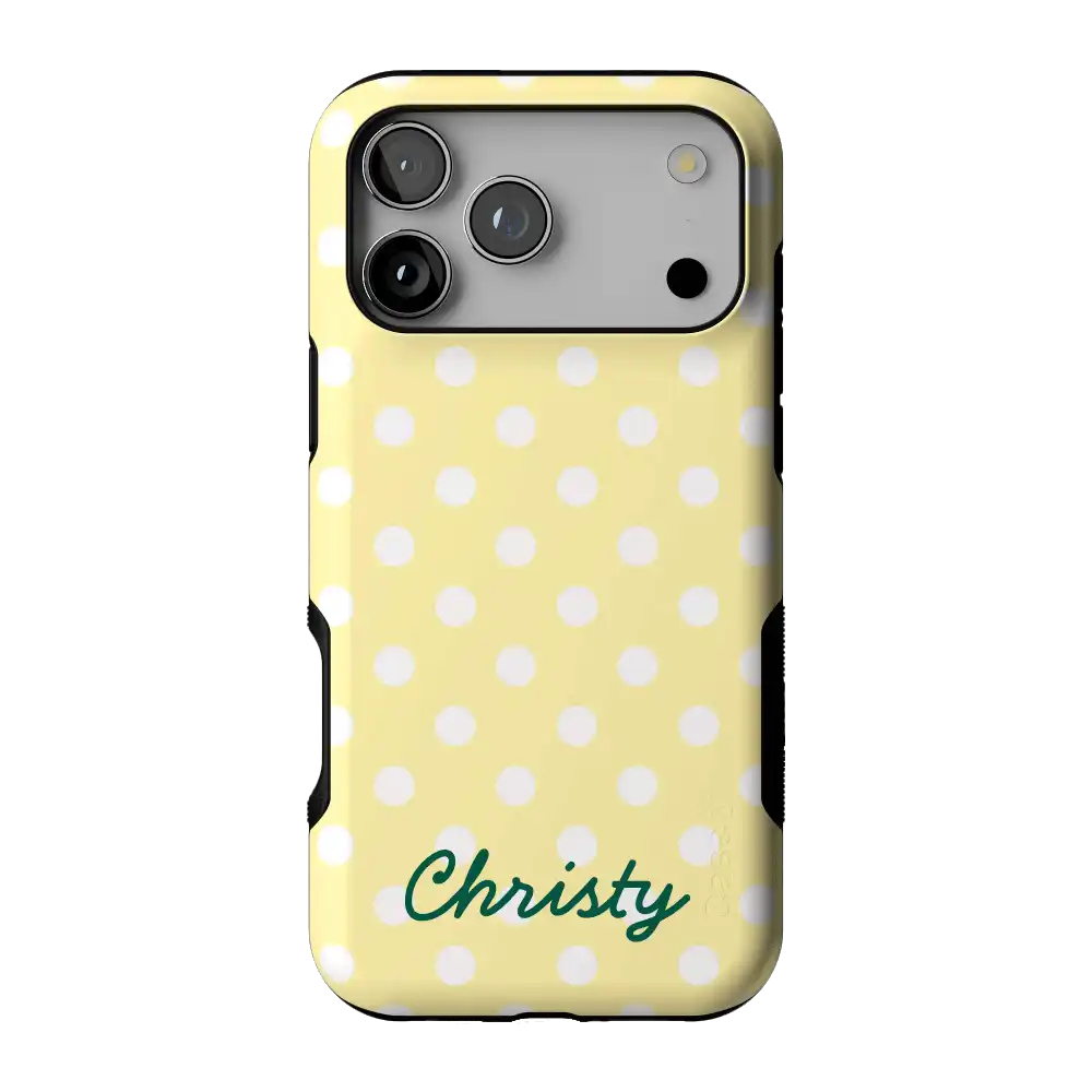 Spotted in SoHo | Yellow Polka Dot Case