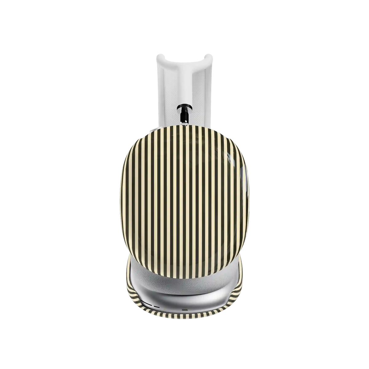 Stripes and the City | Black Pinstripes AirPods Max Case