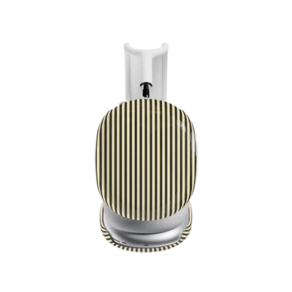 Stripes and the City | Black Pinstripes AirPods Max Case