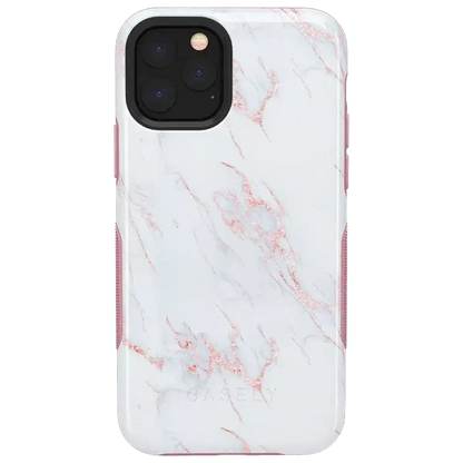 Subtle Blush | White and Pink Marble Case