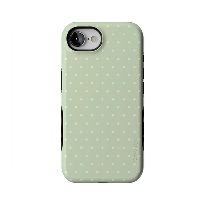 On the Dot | Green Polka Dot Case