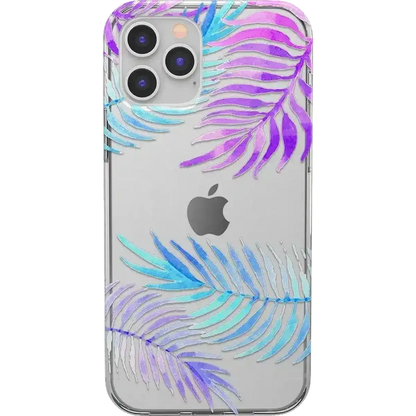 Tropical Blues | Palm Leaves Floral case