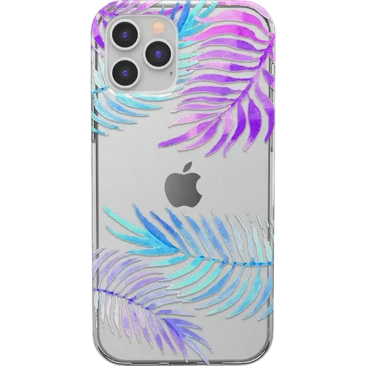 Tropical Blues | Palm Leaves Floral case