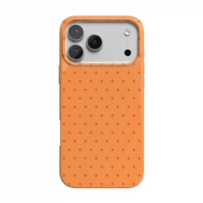 On the Dot | Orange Polka Dot Case