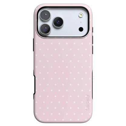 On the Dot | Pink & White Polka Dot Case