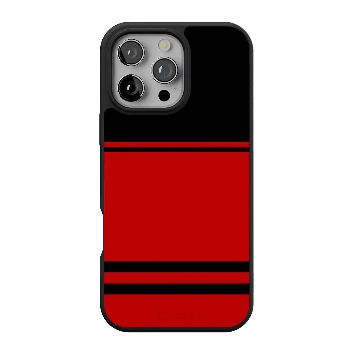 Storm Warning | Black & Red Stripes Case