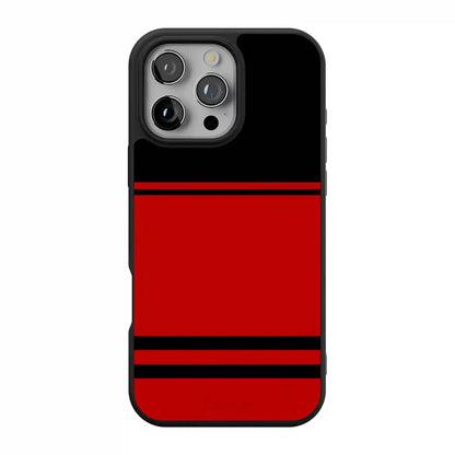 Storm Warning | Black & Red Stripes Case
