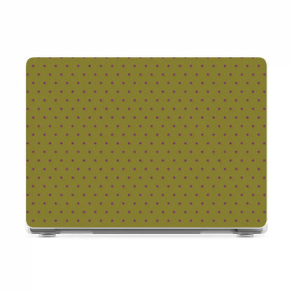 On the Dot | Moss & Plum Dots Laptop Shell