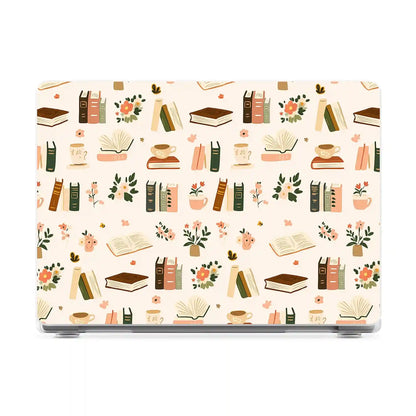 Cozy Fiction | Books & Blooms Laptop Shell