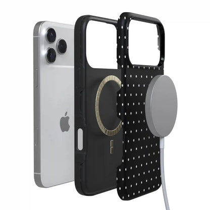 On the Dot | White Polka Dot Case