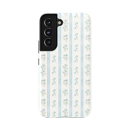 Cottage Stripe | Blue Floral Case