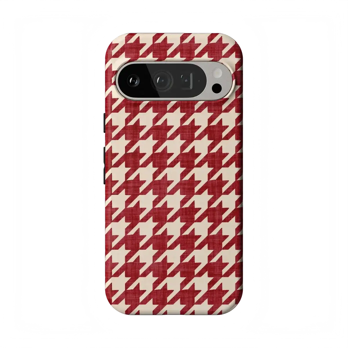 Scarlet Stitch | Red Houndstooth Case