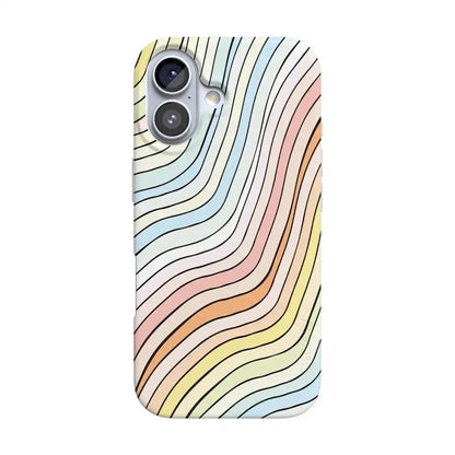 Ride The Wave | Pastel Rainbow Lined Case