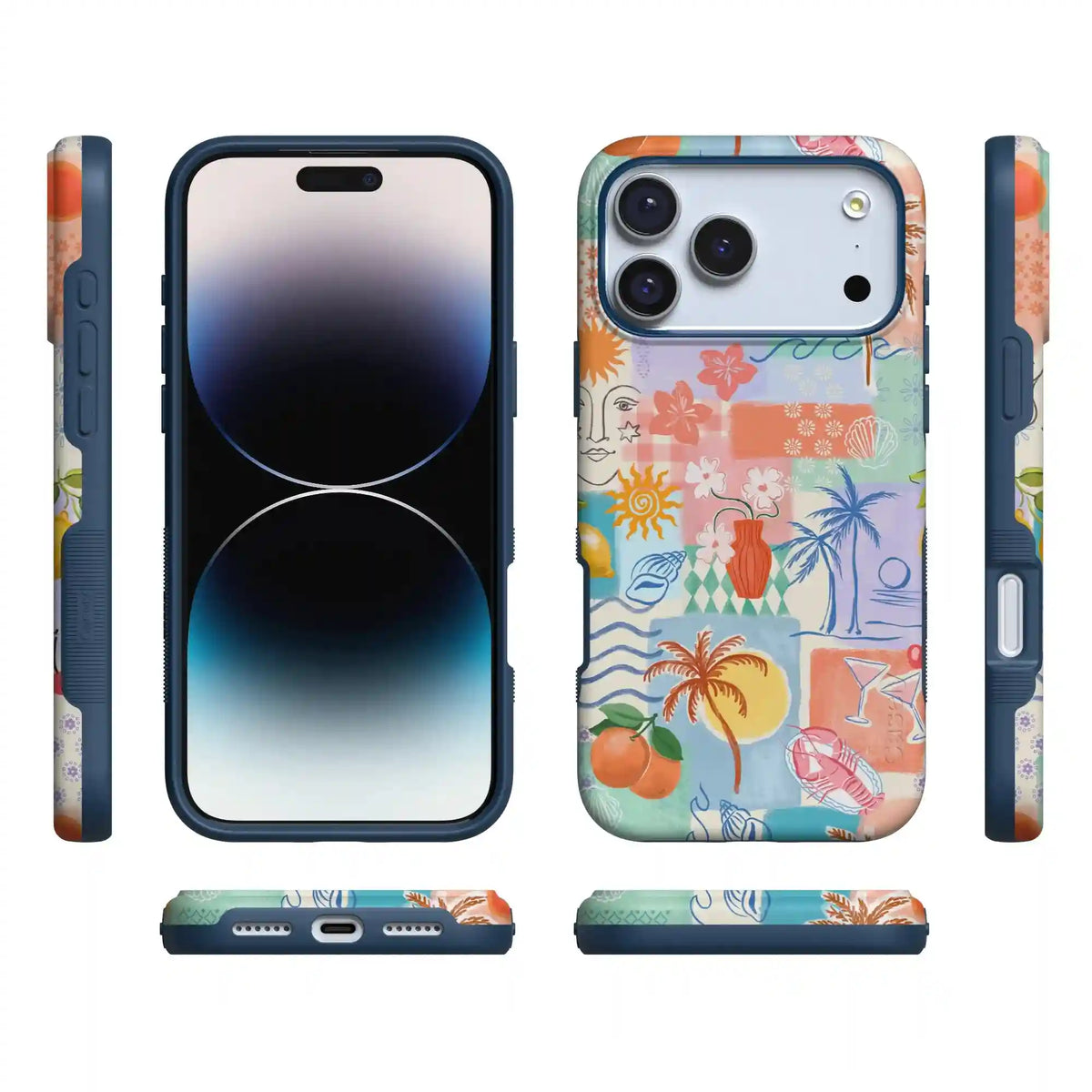Tropical Heat | Beachy Collage Case