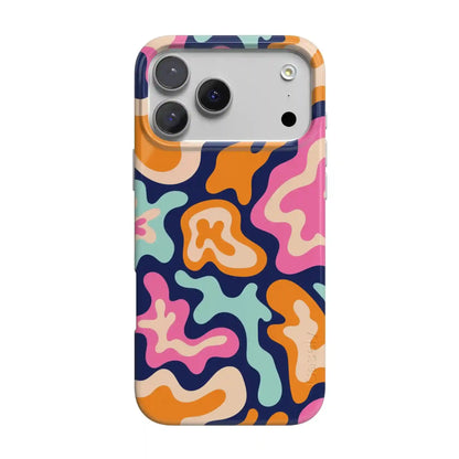 Midnight Color Splash | Abstract Retro Case
