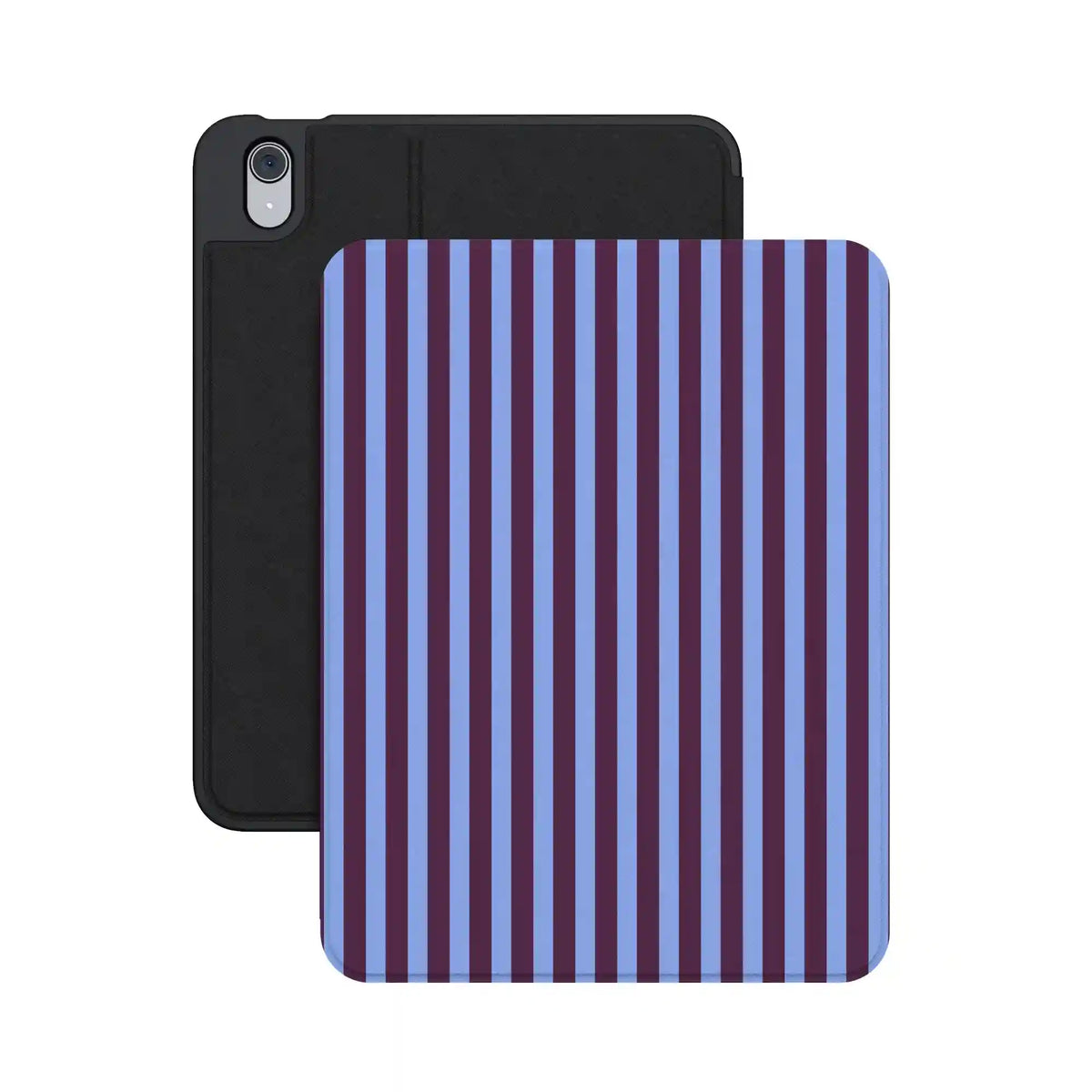 Perfect Stripes | Purple & Blue Stripes iPad Case