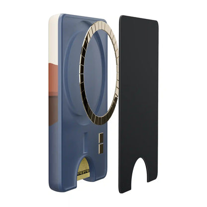 Opposites Attract | Day & Night Colorblock Mountains MagWallet