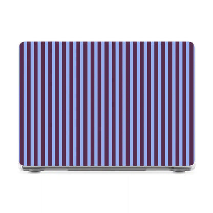 Perfect Stripes | Purple & Blue Stripes Laptop Shell