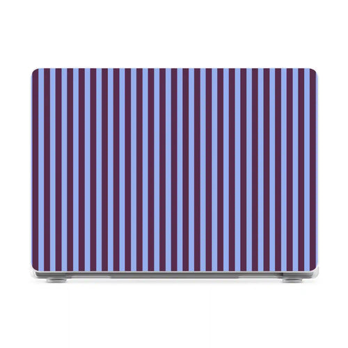 Perfect Stripes | Purple & Blue Stripes Laptop Shell