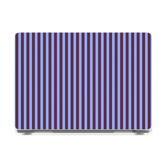 Perfect Stripes | Purple & Blue Stripes Laptop Shell