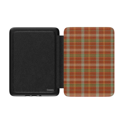 Spiced Chai | Fall Plaid Kindle Case