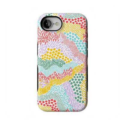 Color Me Happy | Pattern Colorblock Case