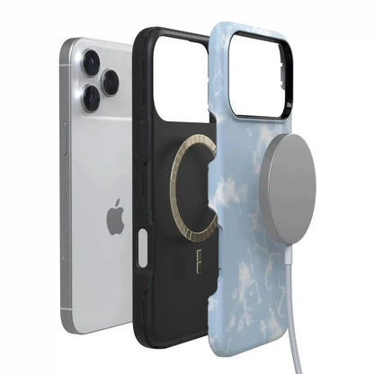 Light Blue Skies | Marble Clouds Case