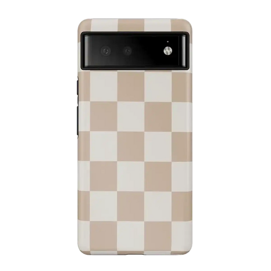 Fit Check | Neutral Checkerboard Google Pixel Case