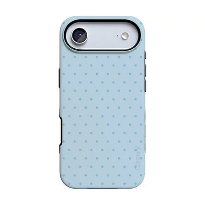 On the Dot | Blue Monochrome Polka Dot Case