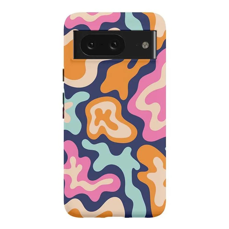 Midnight Color Splash | Abstract Retro Google Pixel Case