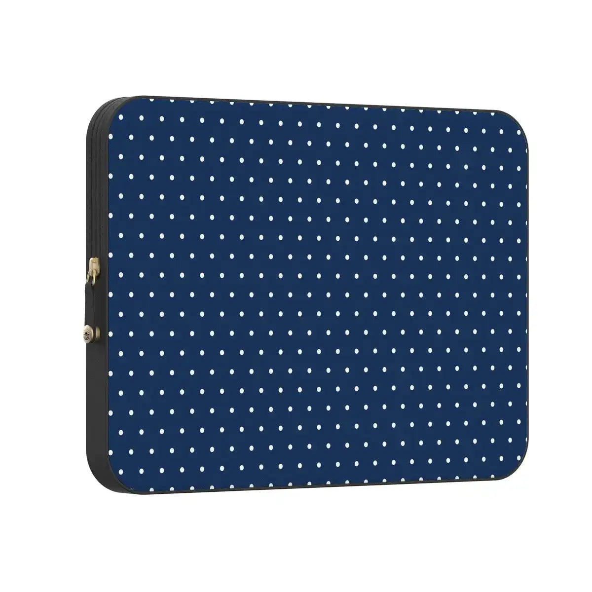 On the Dot | Navy Polka Dot Laptop Case