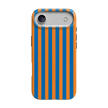 Go New York | Blue & Orange Stripes Case