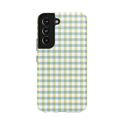 Pastel Picnic | Blue & Green Gingham Case