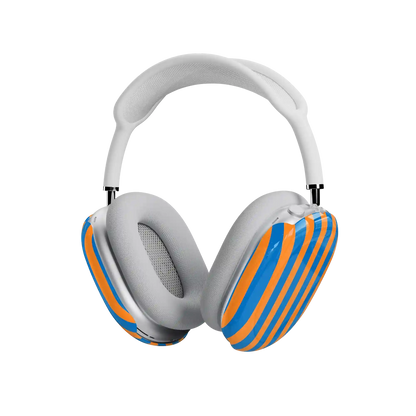 Go New York | Blue & Orange Stripes AirPods Max Case