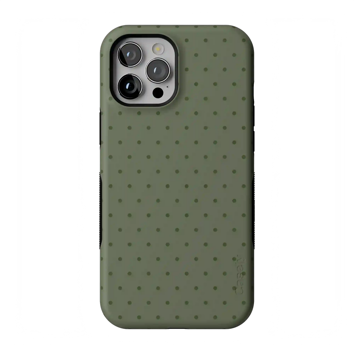 On the Dot | Olive Green Polka Dot Case