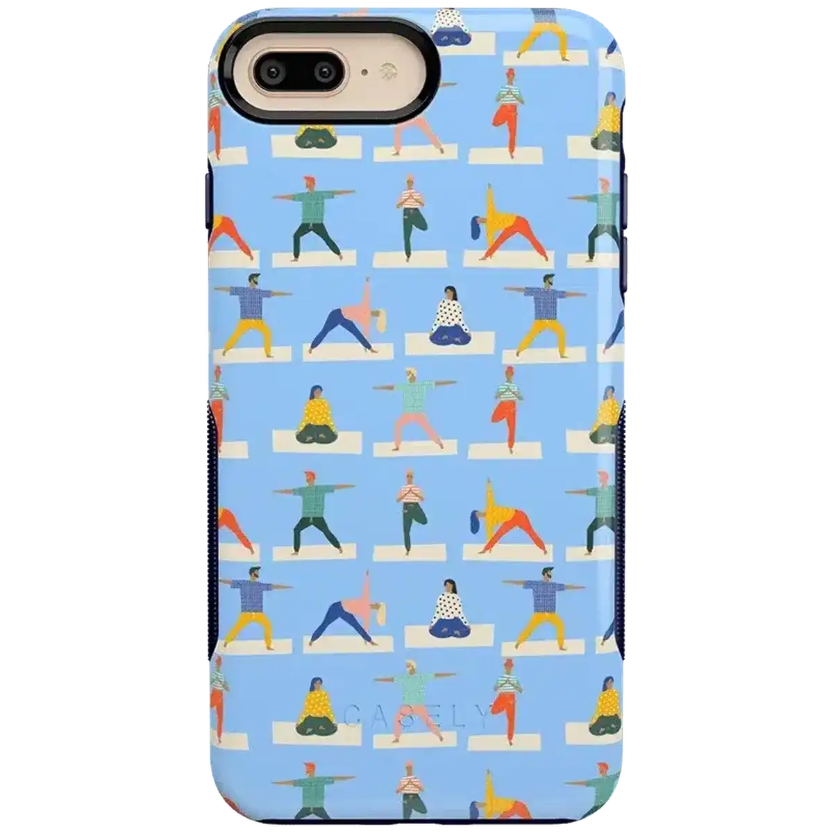 Go with the Flow | Light Blue Yoga Case