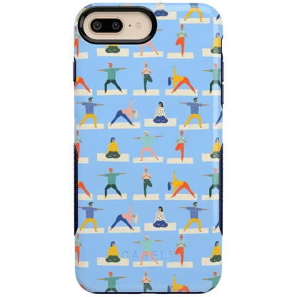 Go with the Flow | Light Blue Yoga Case