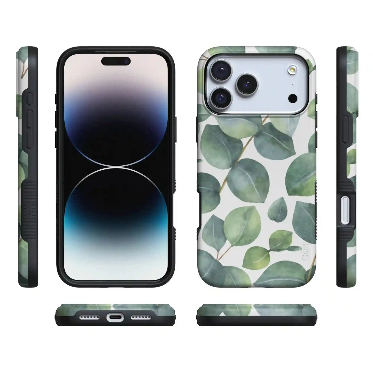 Leaf Me Alone | Green Floral Print Case