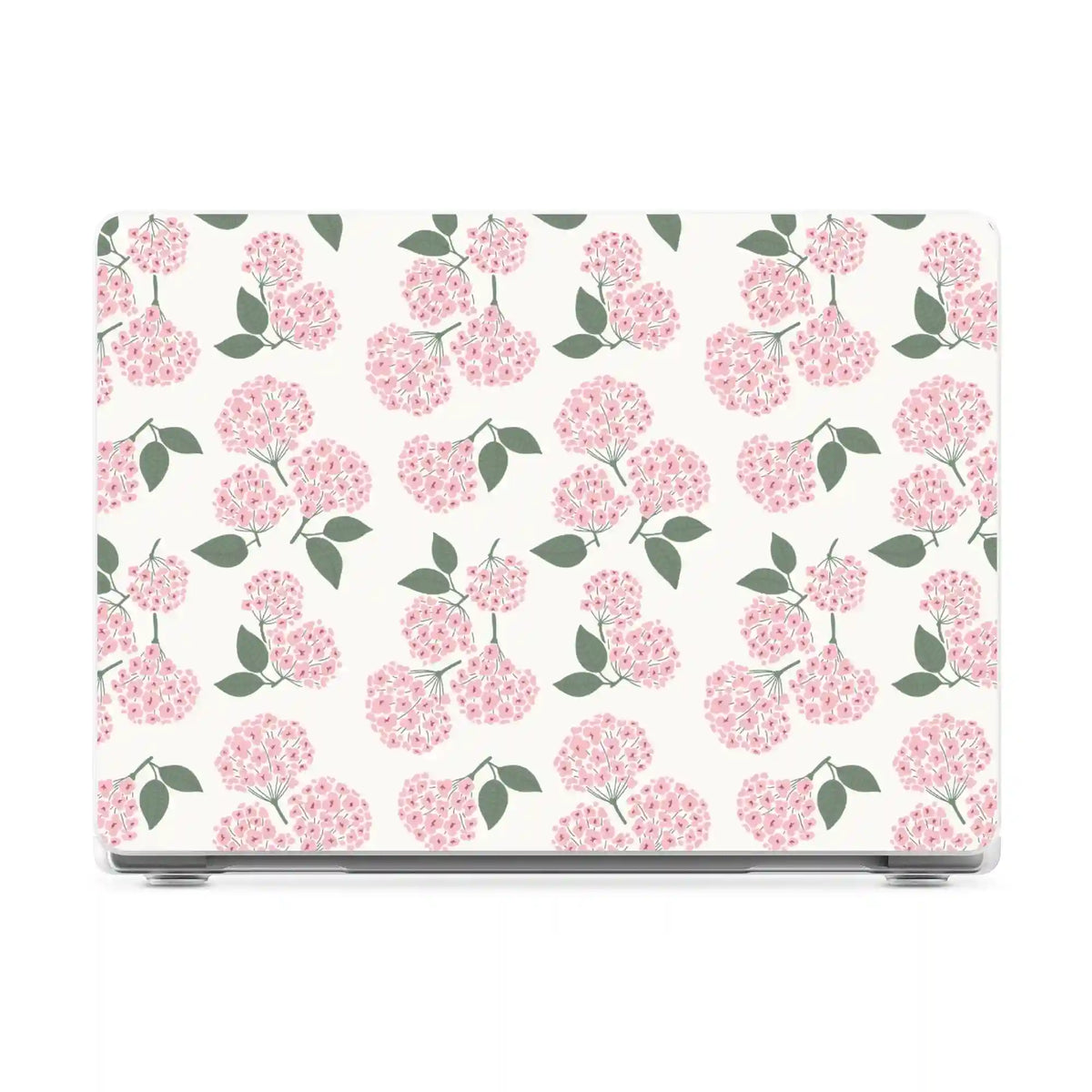 Nantucket Cottage | Pink Hydrangea Laptop Shell