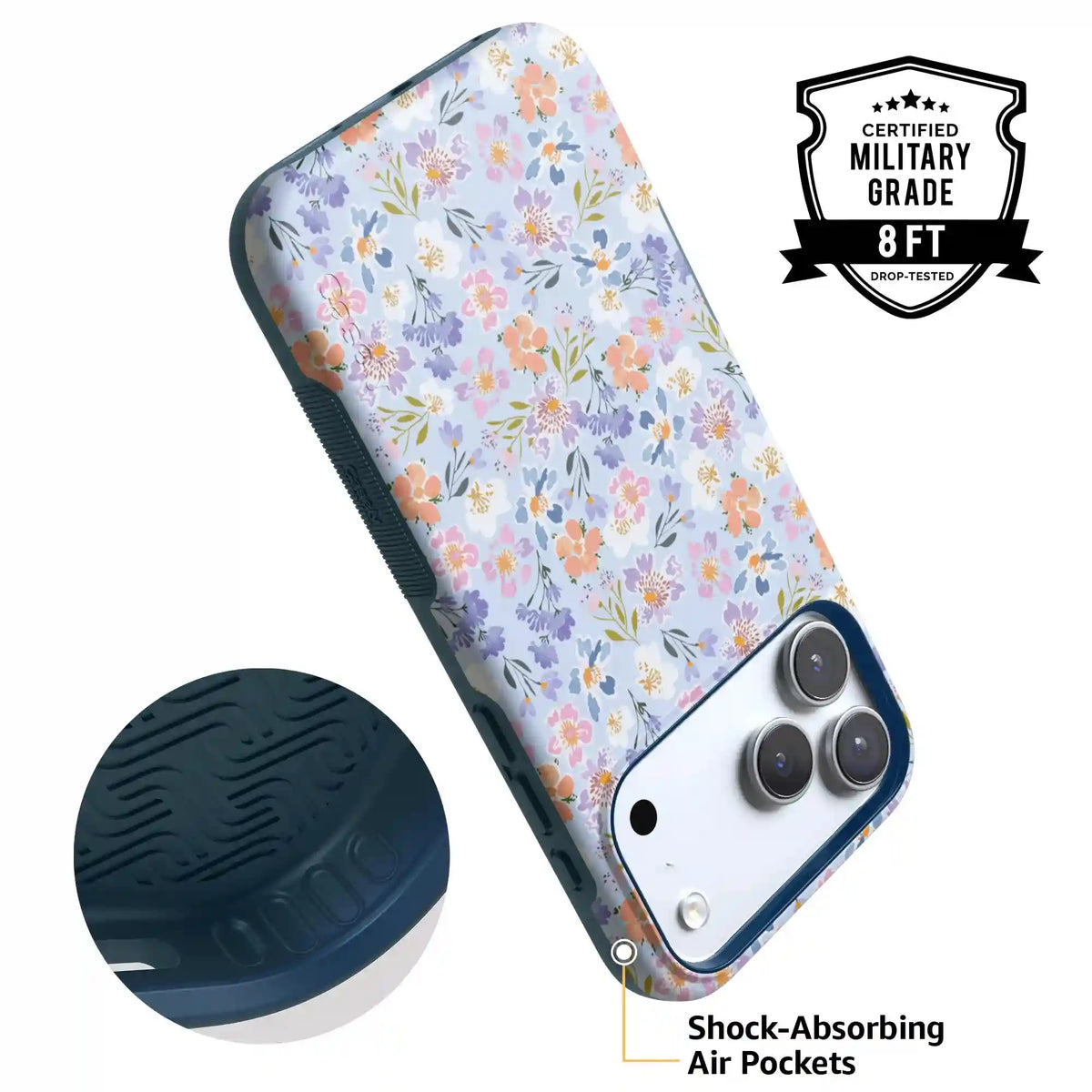 Poppy Meadows | Pastel Floral Case