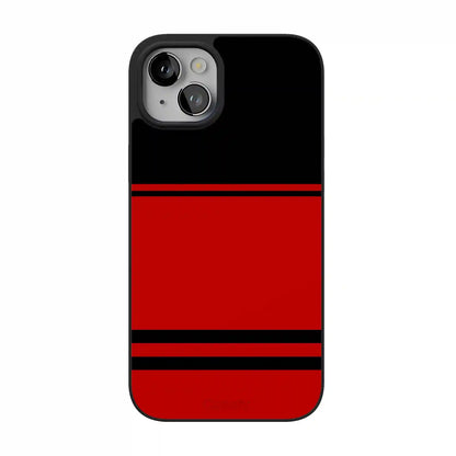 Storm Warning | Black & Red Stripes Case